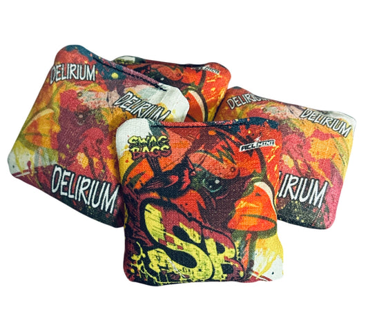 Delirium Mini Cornhole Bags (Cardinal)